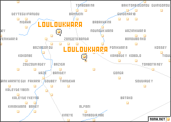 map of Loulou Kwara