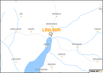 map of Loulouni