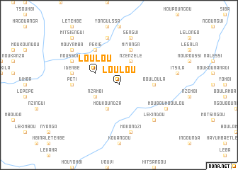 map of Loulou