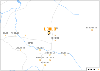 map of Loulo