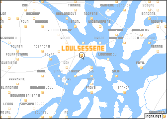 map of Loul Séssène