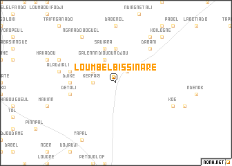 map of Loumbel Bissinaré