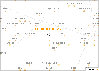 map of Loumbel Koral