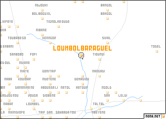 map of Loumbol Baraguel