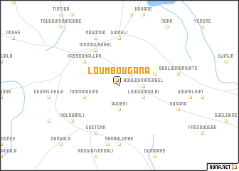 map of Loumbougana