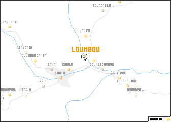 map of Loumbou