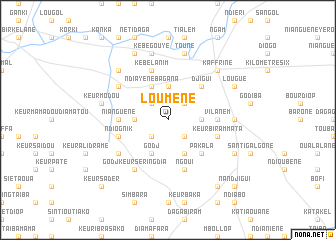 map of Loumène