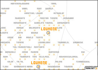 map of Loumène