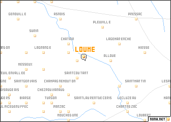 map of Loume