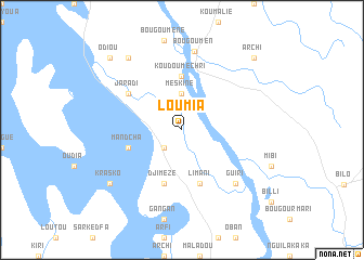 map of Loumia