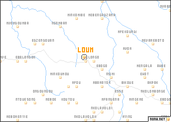 map of Loum