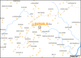 map of Loundala