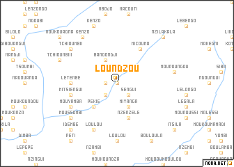 map of Loundzou