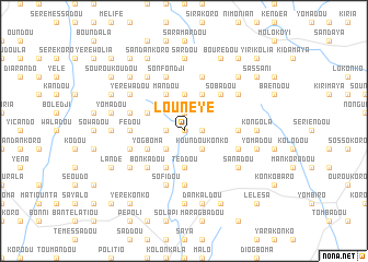 map of Louneye
