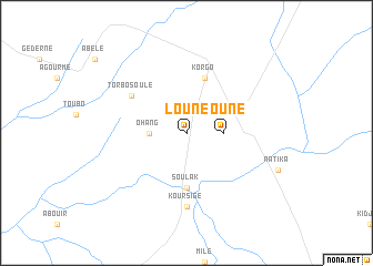 map of Louné