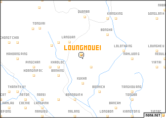 map of Loung Mouei