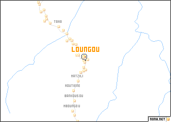 map of Loungou