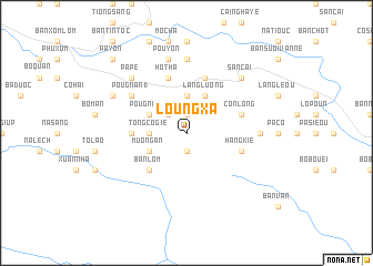 map of Loung Xa