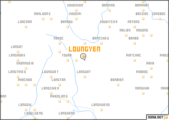 map of Loung Yên