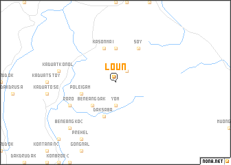 map of Loun