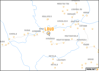 map of Louo