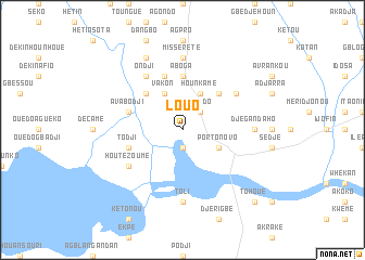 map of Louo