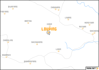 map of Louping