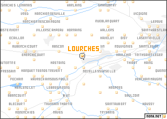 map of Lourches