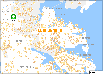 map of Lourds Manor