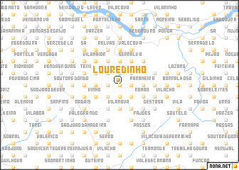 map of Louredinho