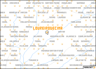 map of Loureiro de Cima