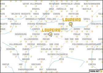 map of Loureiro