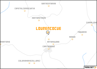 map of Lourenço Cuê