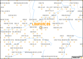 map of Lourenços