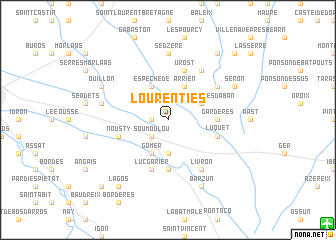 map of Lourenties