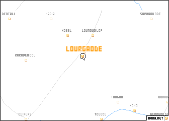 map of Lour Gaodé