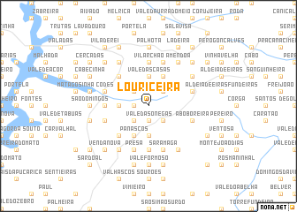 map of Louriceira