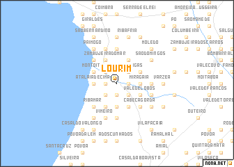 map of Lourim