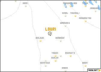 map of Louri