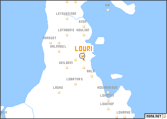 map of Louri