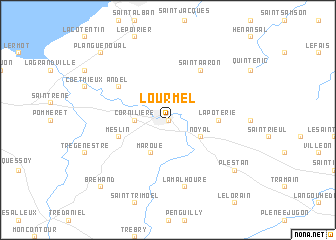 map of Lourmel