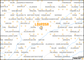 map of Lourosa