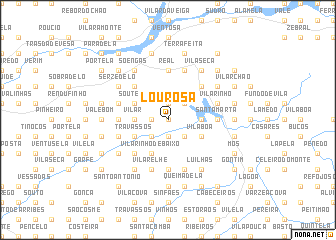 map of Lourosa