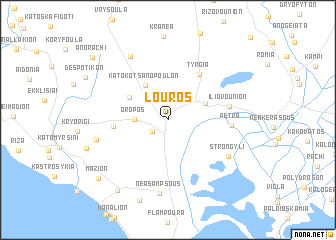map of Loúros