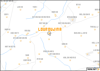 map of Louroujina