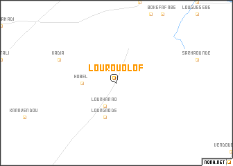 map of Lour Ouolof