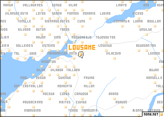 map of Lousame