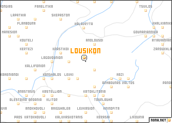 map of Lousikón