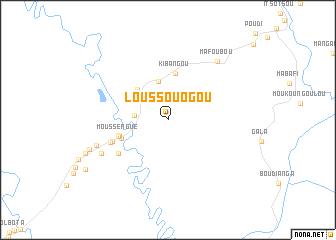 map of Loussouogou