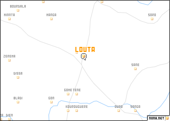 map of Louta